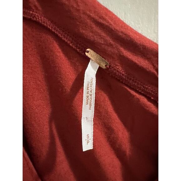 🔴Free People Women's Shindig Tank Red Size Small - Picture 2 of 6
